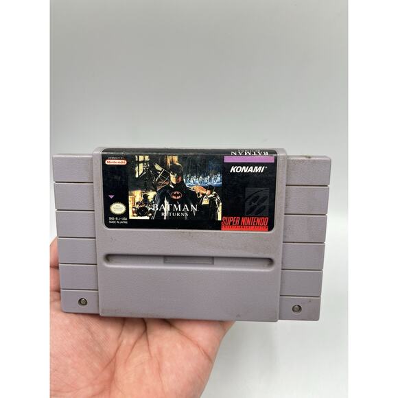 Batman Returns (Super Nintendo, 1992) SNES Cart Only Authentic TESTED - Picture 4 of 6
